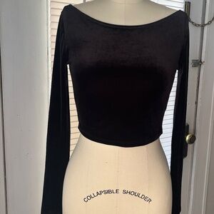 Long Sleeve Crop Top